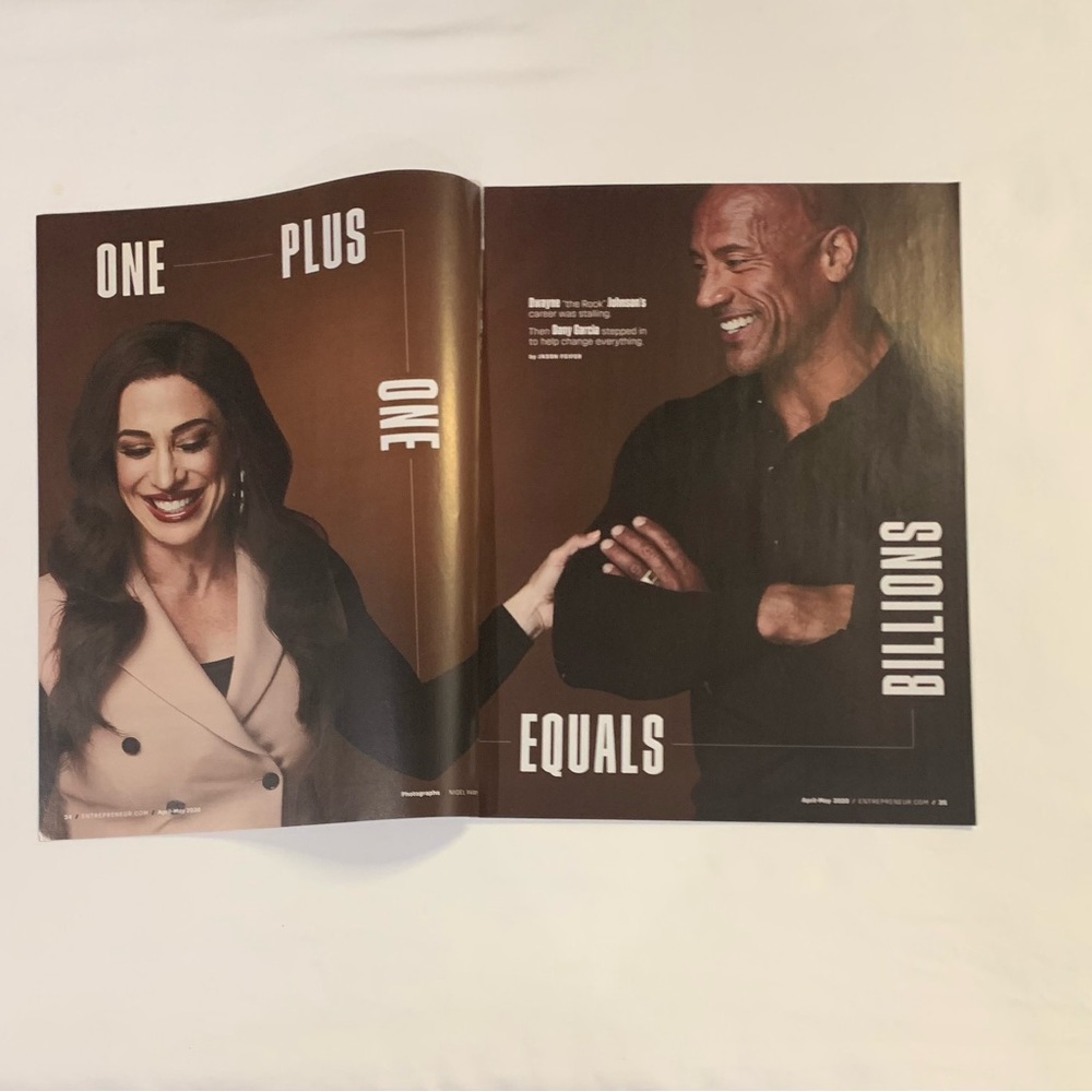 Dwayne The Rock & Dany Garcia “One Plus One Equals Billions” (9) Page Article